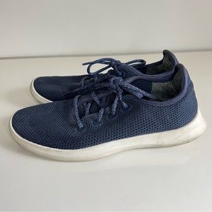 allbirds Shoes All Birds Blue White Knit Lightweight Trainer